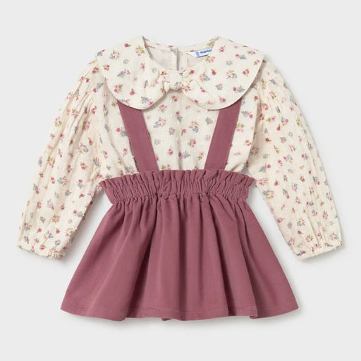 Mayoral baby girl's corduroy skirt set - 02950.