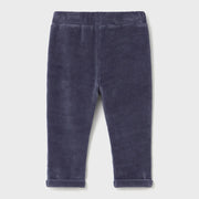 Back of the Mayoral navy corduroy trousers.