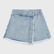 Mayoral girl's denim skort - 06903.