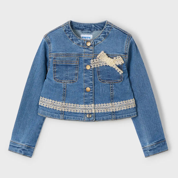 Mayoral blue denim jacket - 03406.