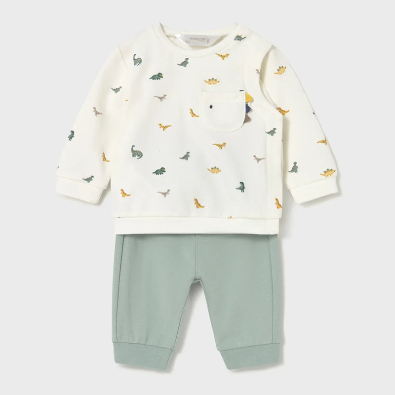 Mayoral Dino Tracksuit - Green