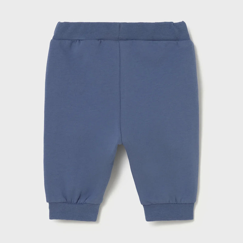 Mayoral baby boy's dark blue track bottoms.