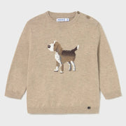 Mayoral baby boy's doggy jumper - 02343.