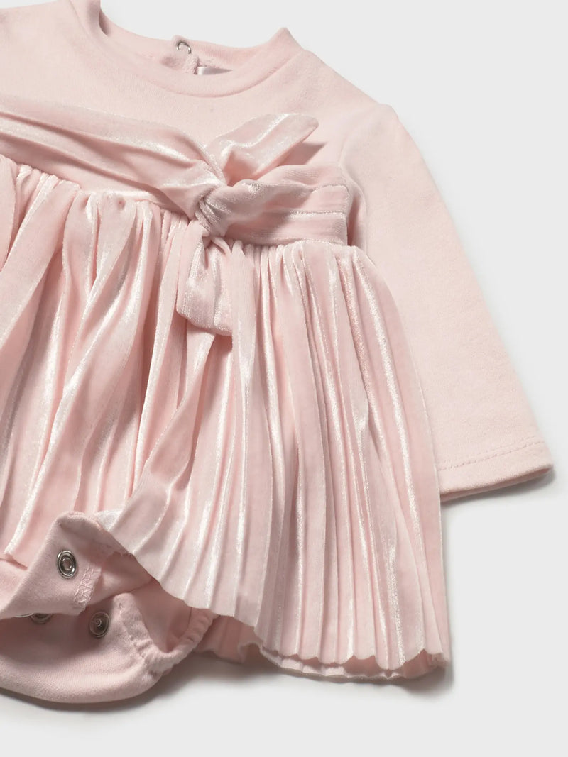 Closer view of the Mayoral dress.