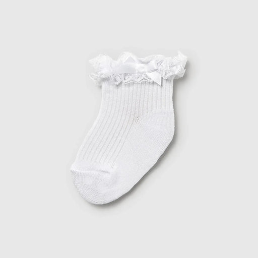 Mayoral white formal socks - 09868.