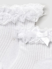 Closer look at the Mayoral formal socks.