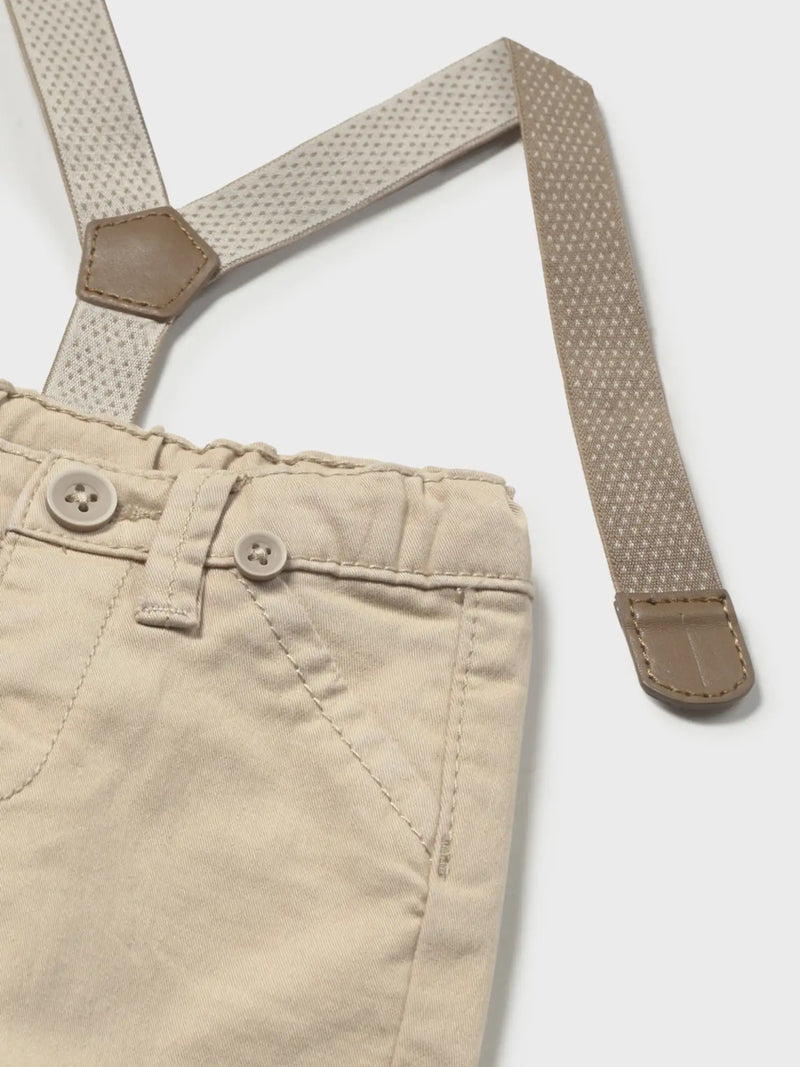 Closer look at the Mayoral trousers & braces.
