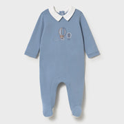 Mayoral baby boy's embroidered babygrow - 01742.