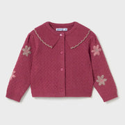 Mayoral baby girl's embroidered cardigan - 02306.
