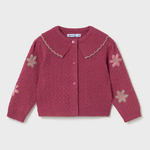 Mayoral baby girl's embroidered cardigan - 02306.