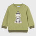 Mayoral green embroidered jumper - 02313.