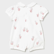 Back of the Mayoral white romper.