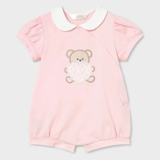Mayoral baby rose embroidered romper - 01704.