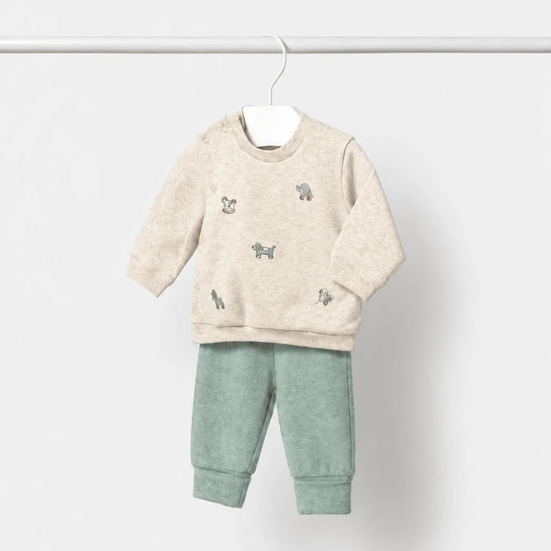 Mayoral baby boy's embroidered tracksuit - 02664.