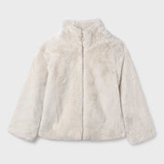 Mayoral girl's faux fur jacket - 07429.