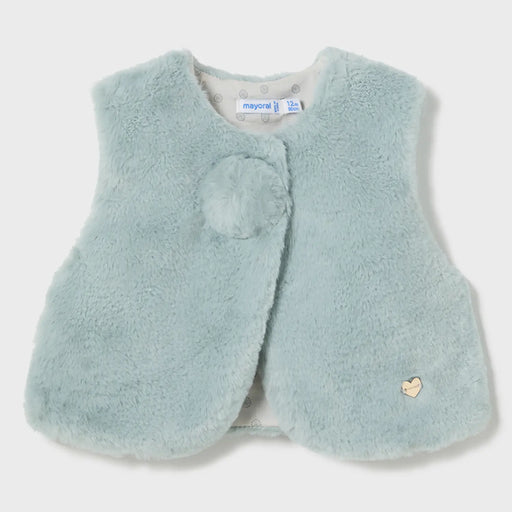 Mayoral baby girl's faux fur gilet - 02327.