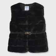 Mayoral girl's faux fur gilet - 04328.