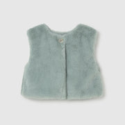 Mayoral baby girl's faux fur vest.