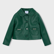Mayoral girl's faux leather jacket - 04410.