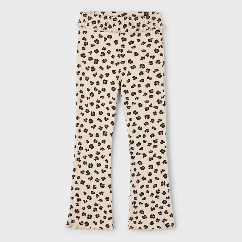 Mayoral girl's leopard print leggings.