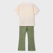 Back of the Mayoral girl's flared leggings set.