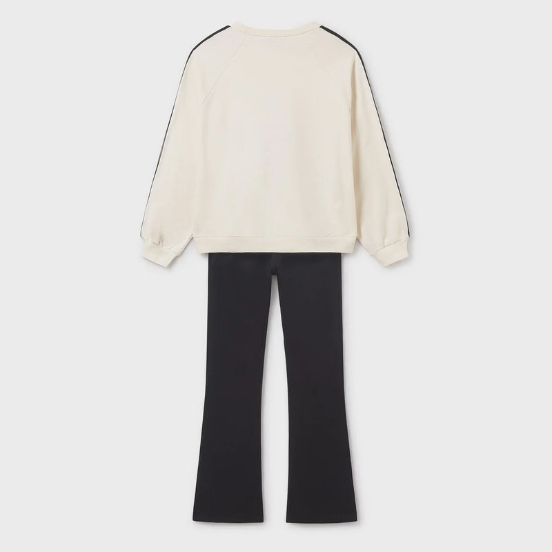 Back of the Mayoral flared leggings set.