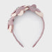 Mayoral girl's pink floral headband - 10837.