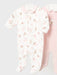 Mayoral baby girl's floral print babygrow - 02777.