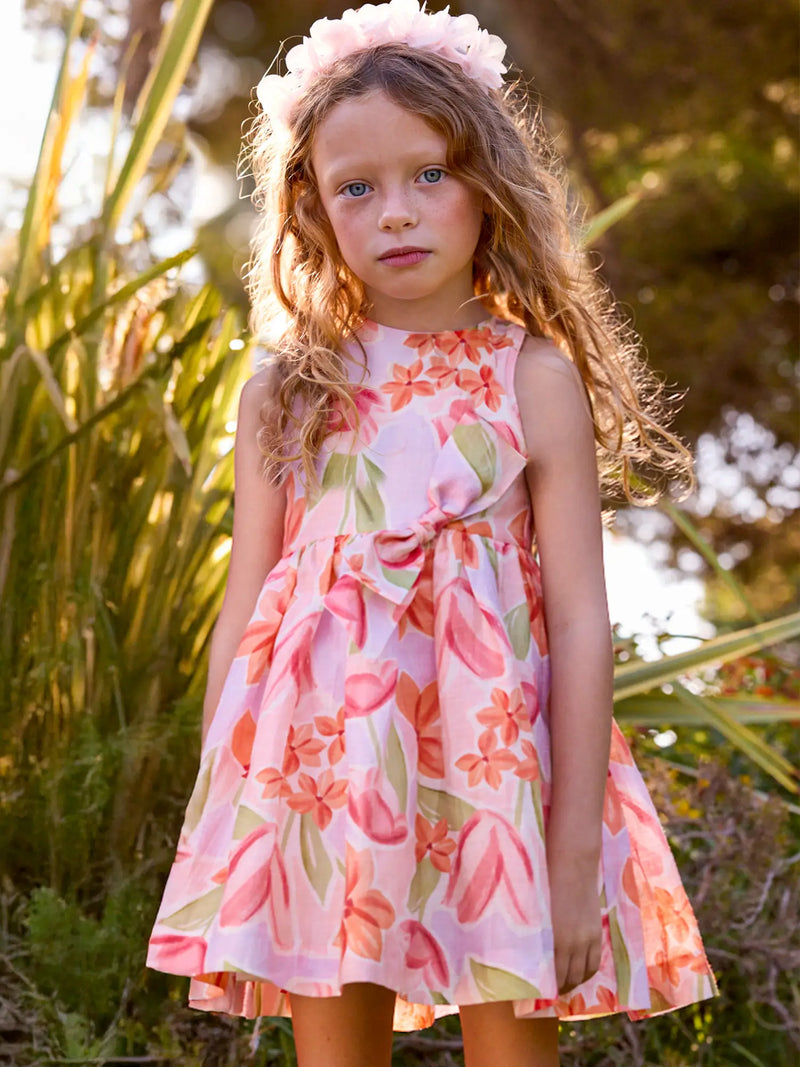 Mayoral Floral Print Dress