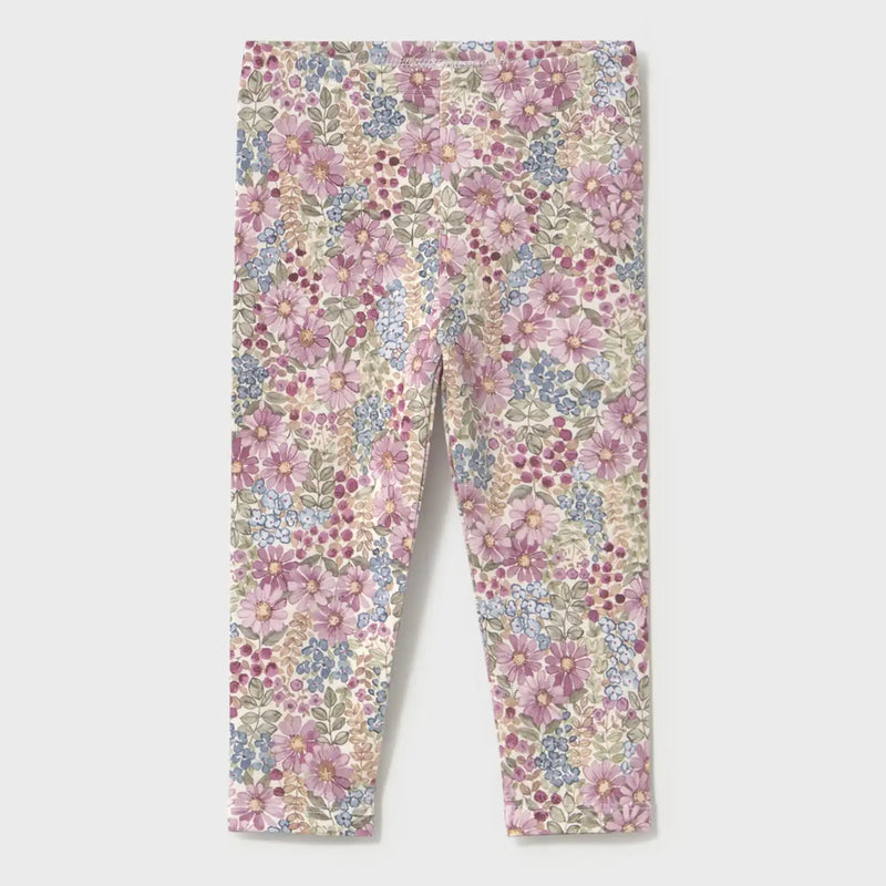 Mayoral floral print leggings - 02778.