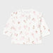 Baby girl's floral print zip up top.