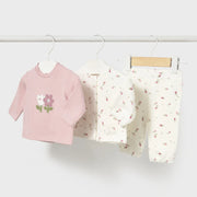 Mayoral baby girl's floral print tracksuit - 02655.