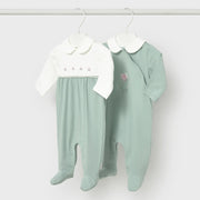 Mayoral baby girl's flower babygrow set - 01703.