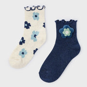 Mayoral girl's flower socks - 10054.