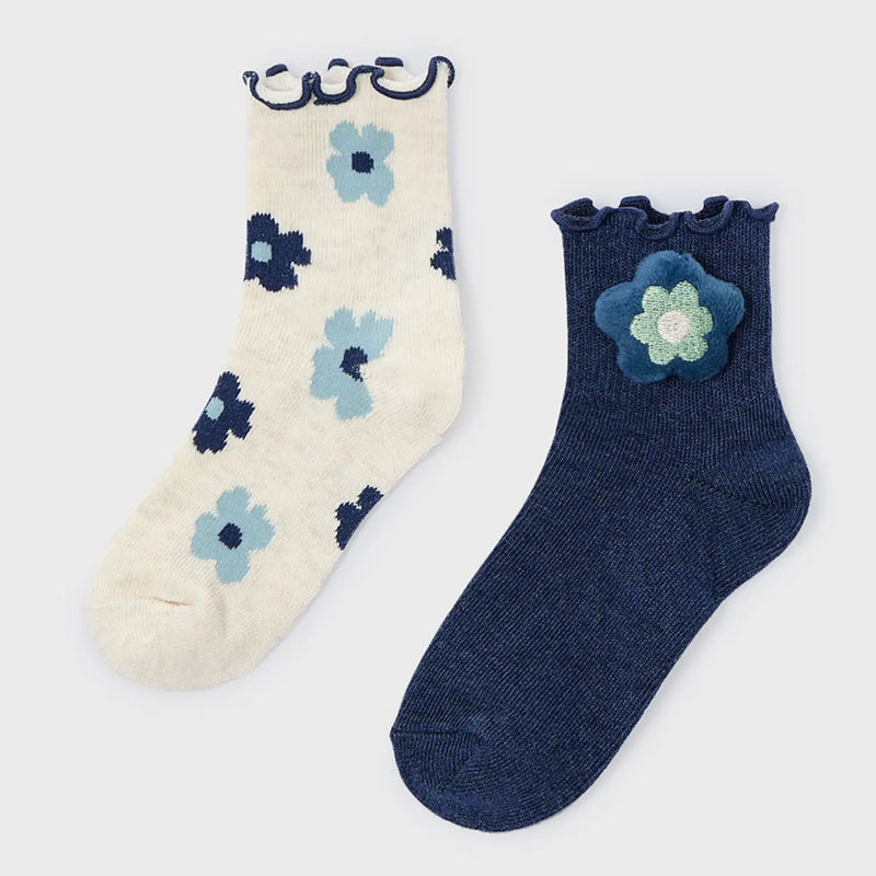 Mayoral girl's flower socks - 10054.