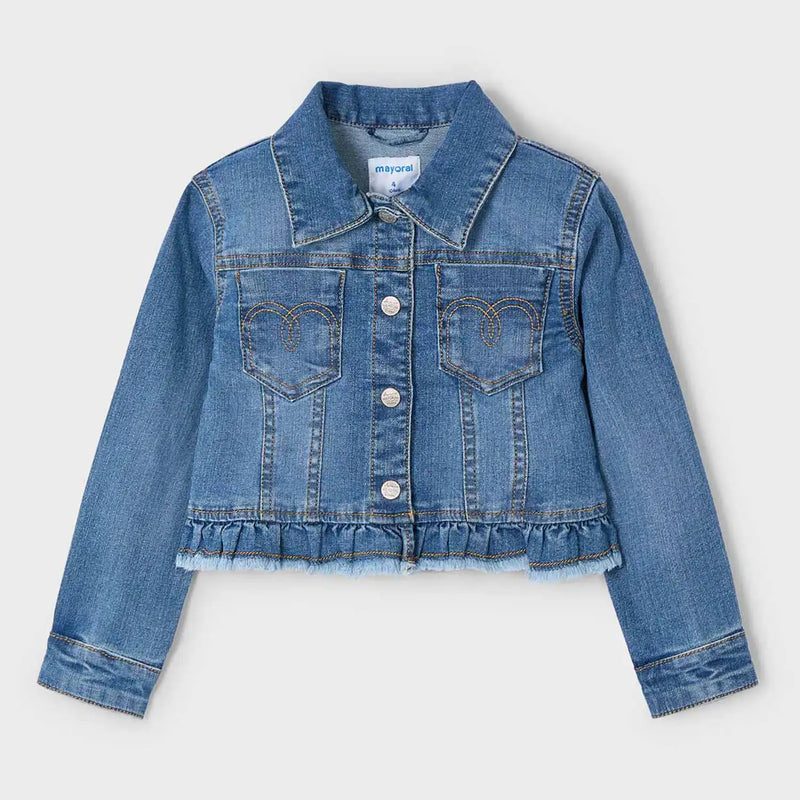 Mayoral frayed denim jacket - 03408.