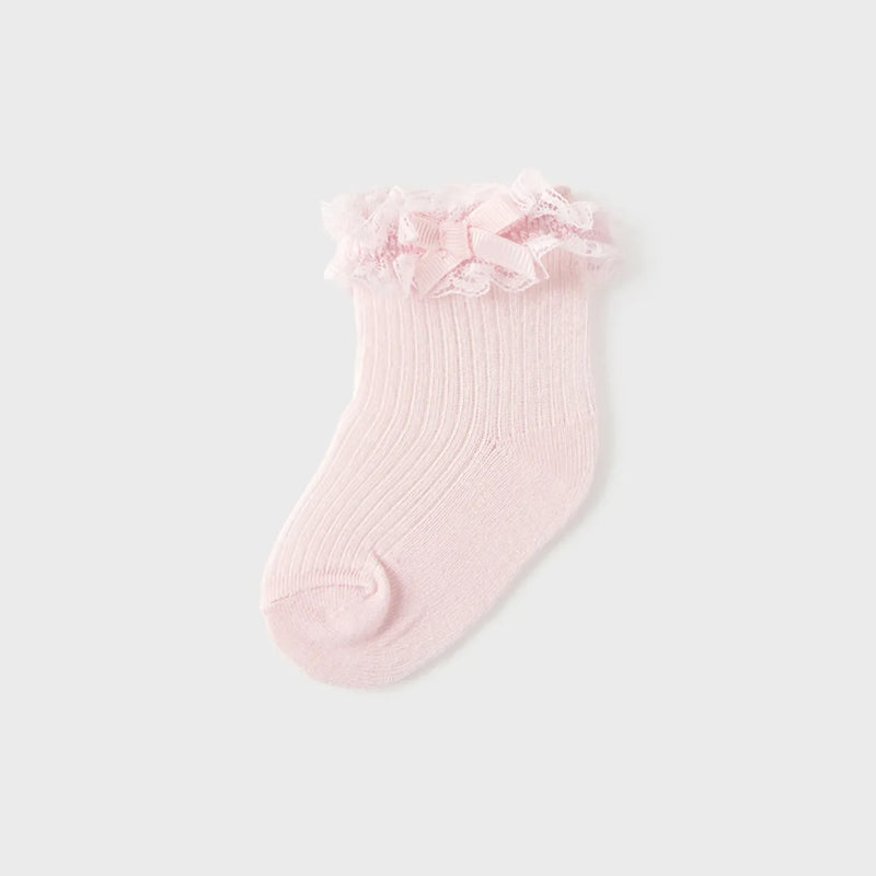 Mayoral baby girl's frilly socks - 09061.