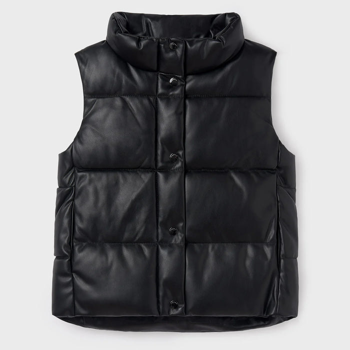 Mayoral girl's black gilet - 07316.