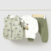 Mayoral baby boy's gilet set - 02683.
