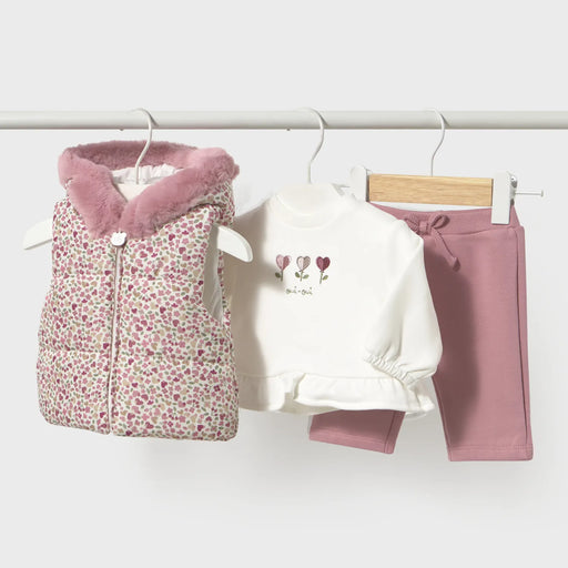 Mayoral baby girl's gilet set - 02686.