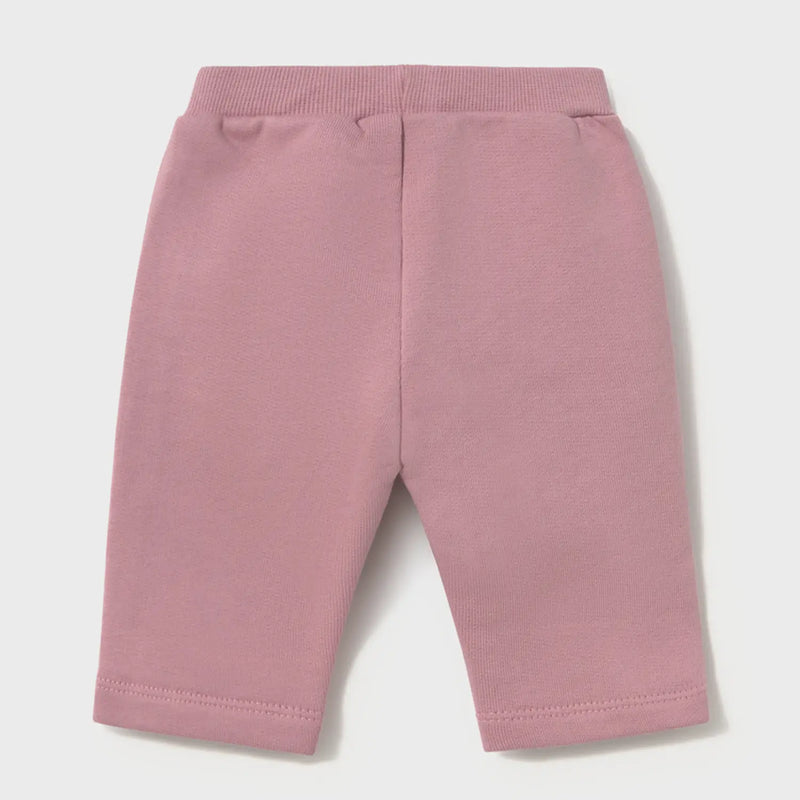 Mayoral baby girl's pink track bottoms.