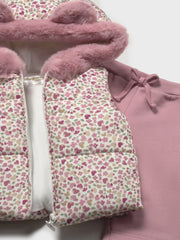 Closer look at the Mayoral gilet set.