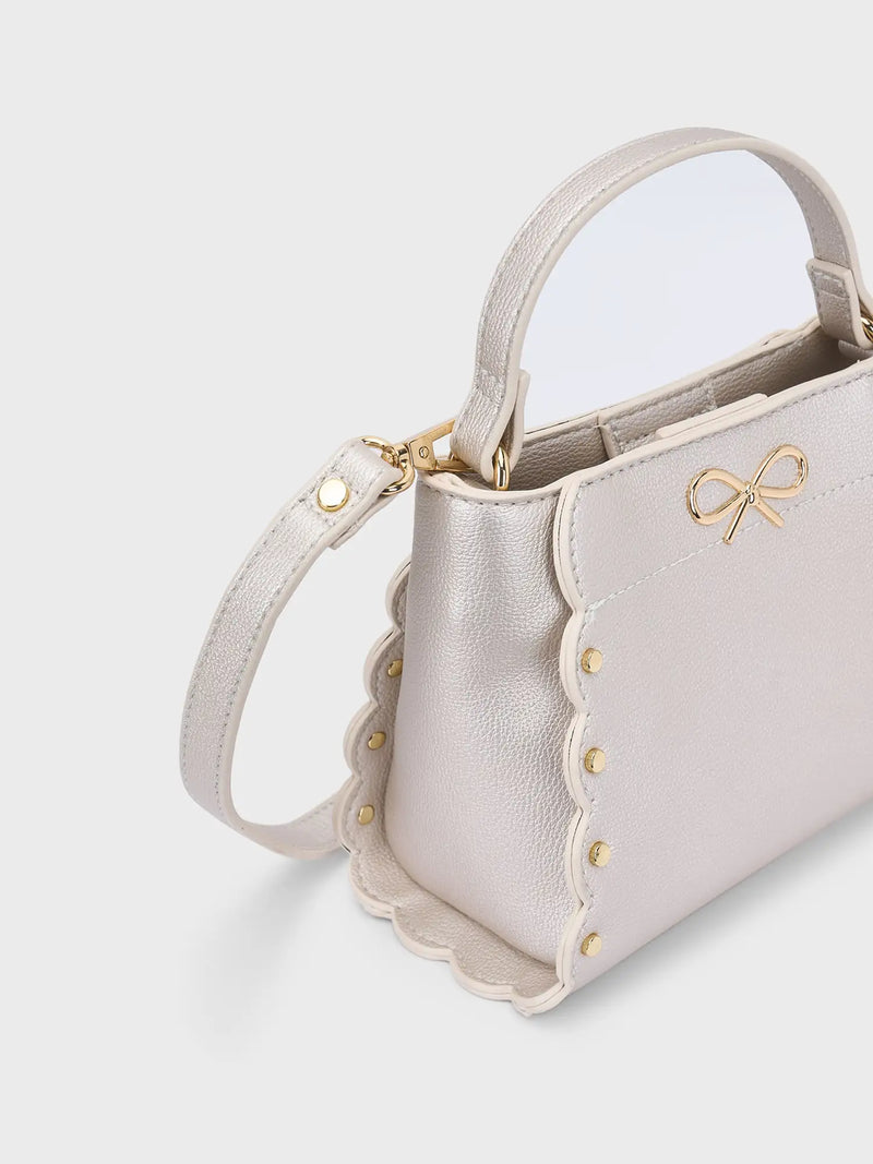 Mayoral handbag with scalloped detailing on the sides.