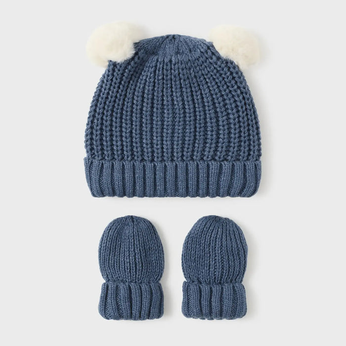 Mayoral Hat & Mittens - Blue