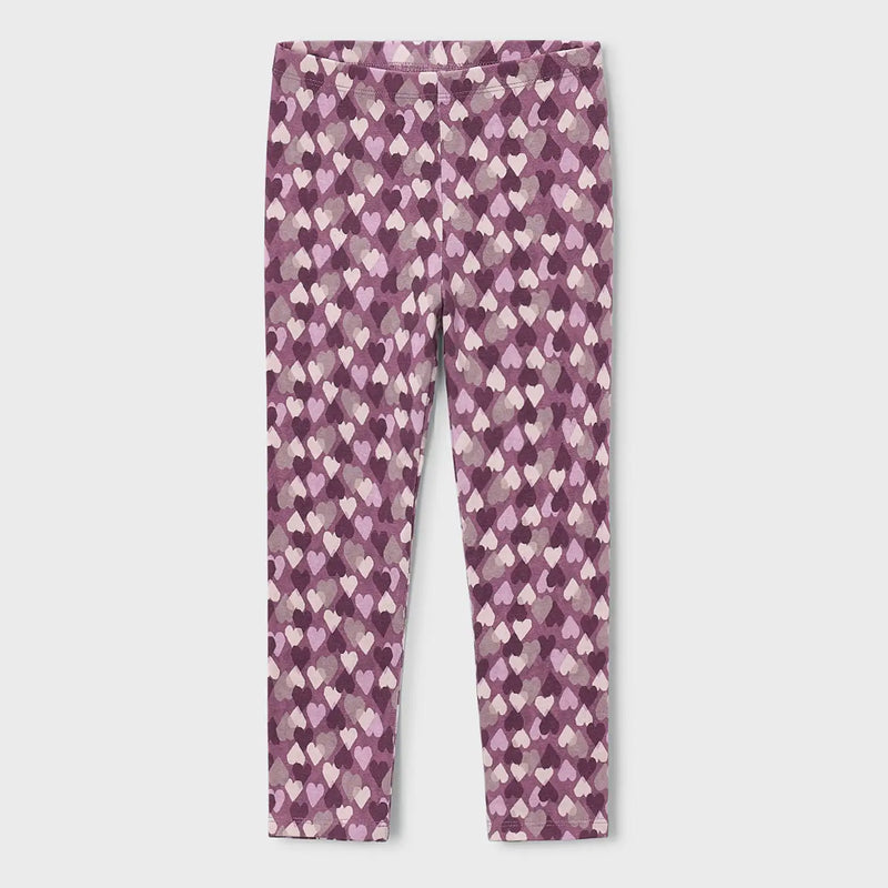 Mayoral heart print leggings - 04701.