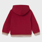 Back of the Mayoral red hoodie.