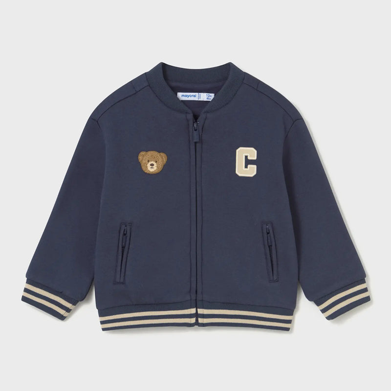 Mayoral baby boy's varsity jacket - 02426.
