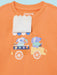 Baby boy's t-shirt with interactive appliqué.