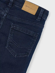 Closer view of the Mayoral jeans.