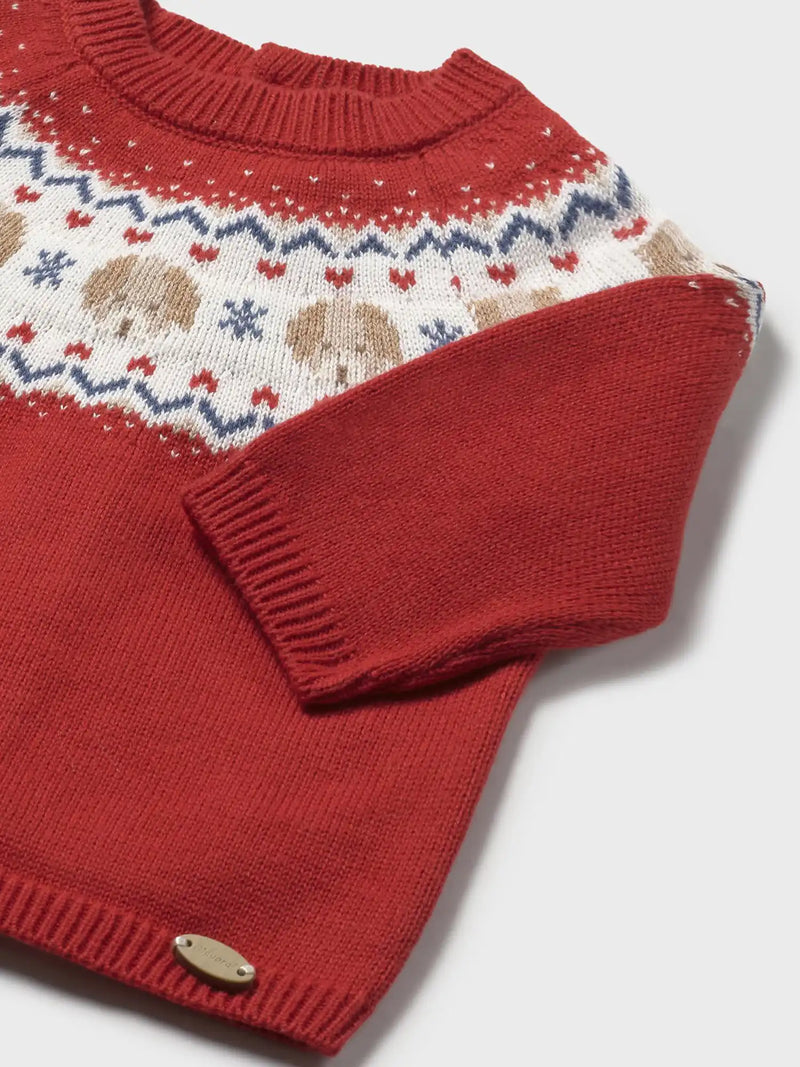 Closer look at the Mayoral jumper.